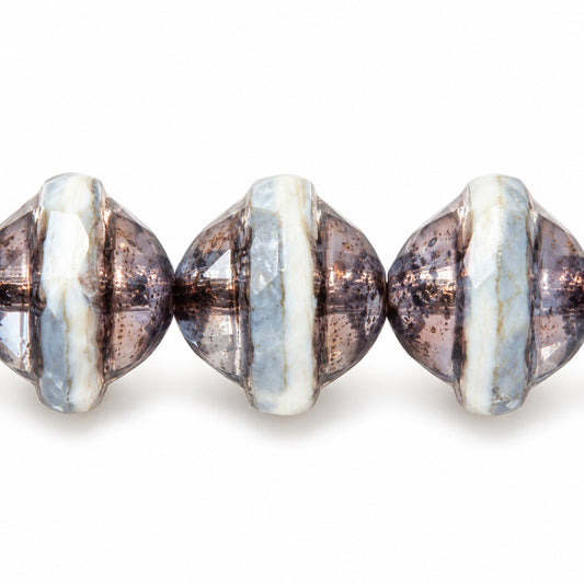 Faceted Special Cut Beads Ufo, X3103 Bronze (x3103-14415), Glass, Czech Republic