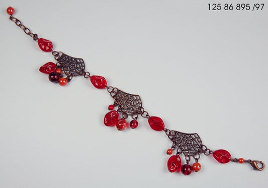 3 pcs Jewelry piece with Czech Glass Beads (OUTLET Vintage)