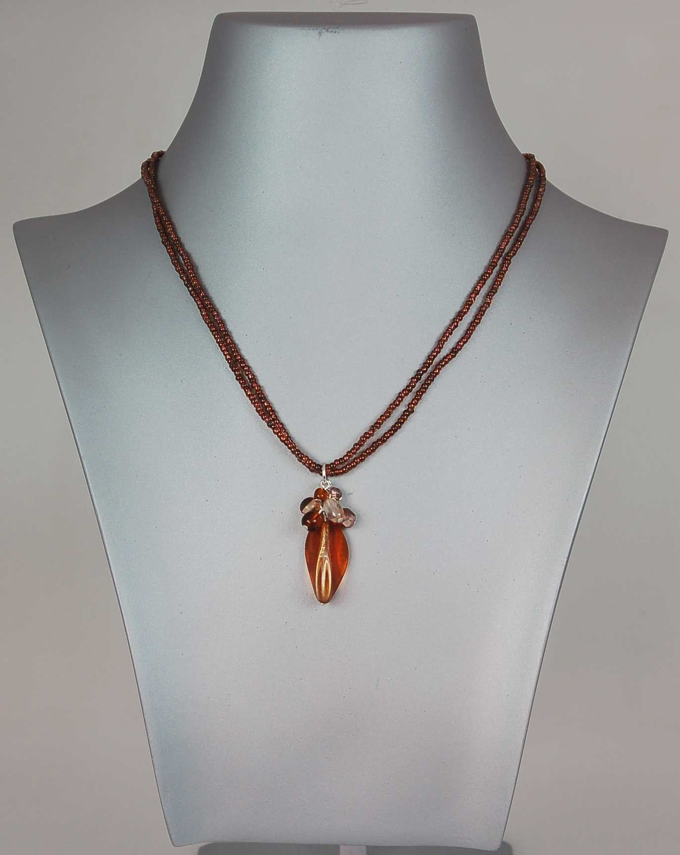 3 pcs Jewelry piece with Czech Glass Beads (OUTLET Vintage)