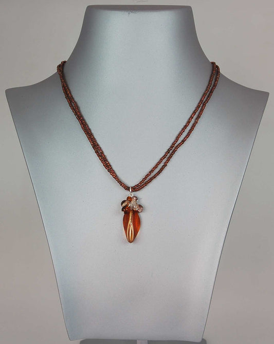 3 pcs Jewelry piece with Czech Glass Beads (OUTLET Vintage)