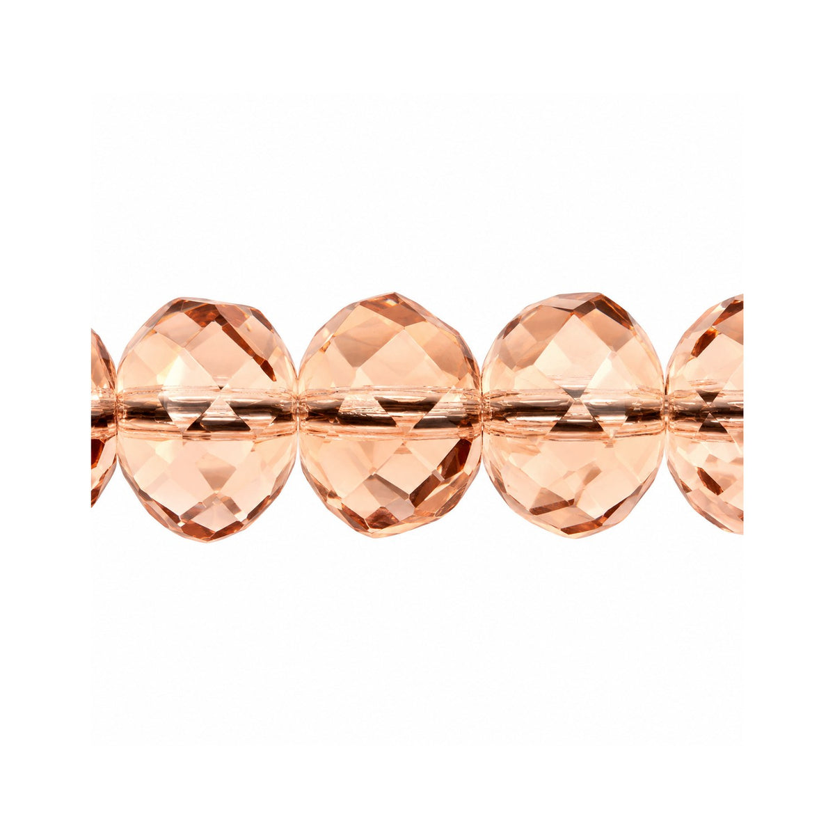Special Cut Faceted Fire Polished Beads, Transparent Pink (70140), Glass, Czech Republic