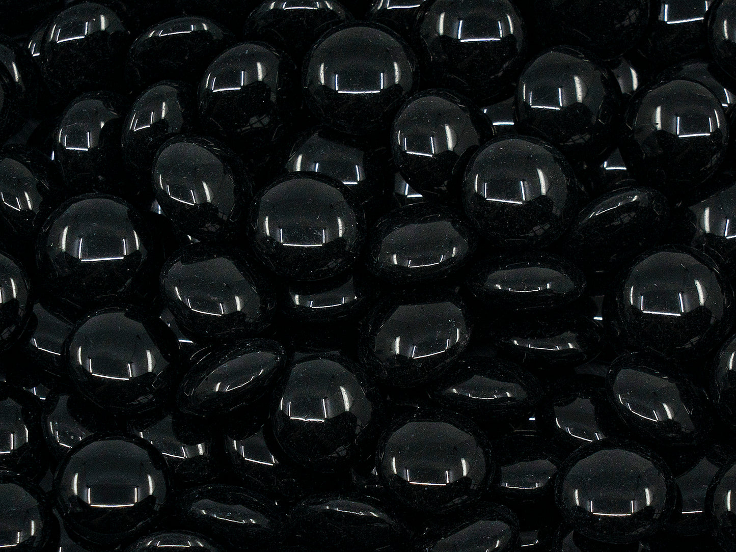 OUTLET Lentils without Hole,  mm, Glass, Czech Republic