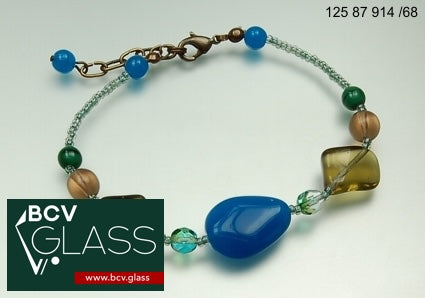 3 pcs Jewelry piece with Czech Glass Beads (OUTLET Vintage)