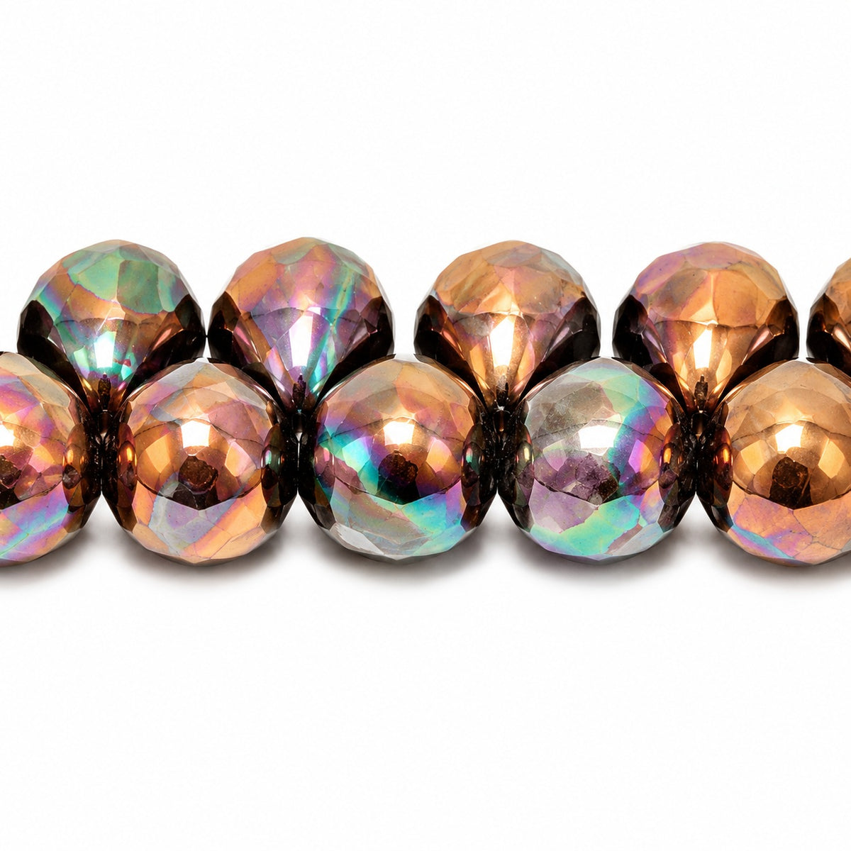 Drop Beads, Black Vega Iris (23980-15781), Glass, Czech Republic