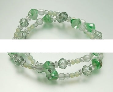 3 pcs Jewelry piece with Czech Glass Beads (OUTLET Vintage)