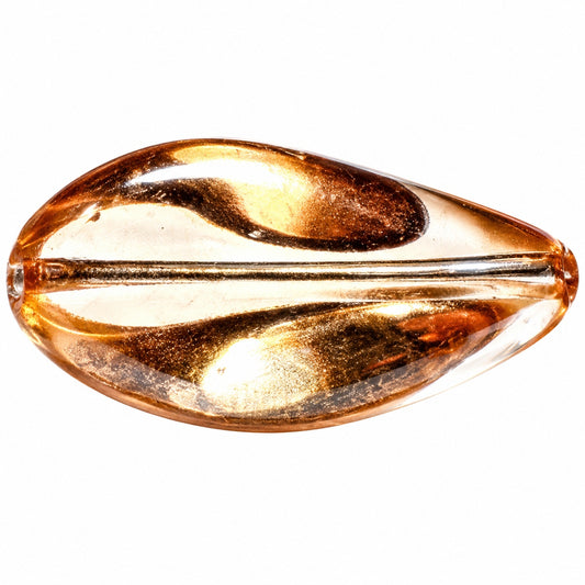 Pressed Beads, Crystal Luster Brown Full Coated (00030-14413), Glass, Czech Republic