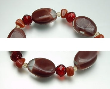 3 pcs Jewelry piece with Czech Glass Beads (OUTLET Vintage)