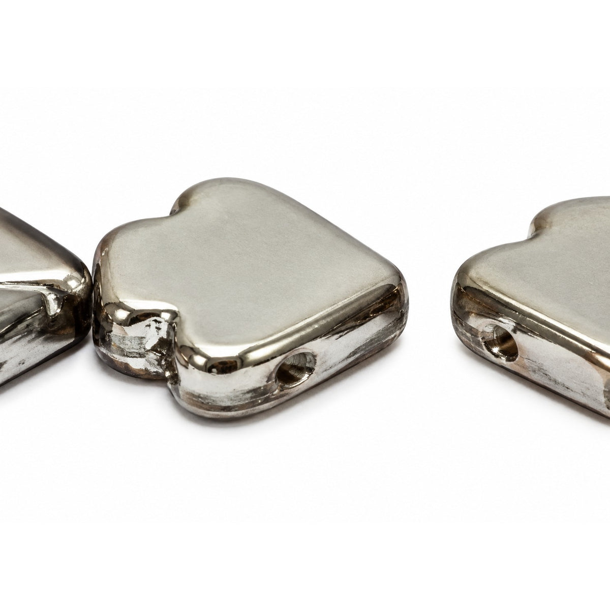Arrow Beads - Hole From Top To Bottom, Crystal Chrom (00030-27401), Glass, Czech Republic