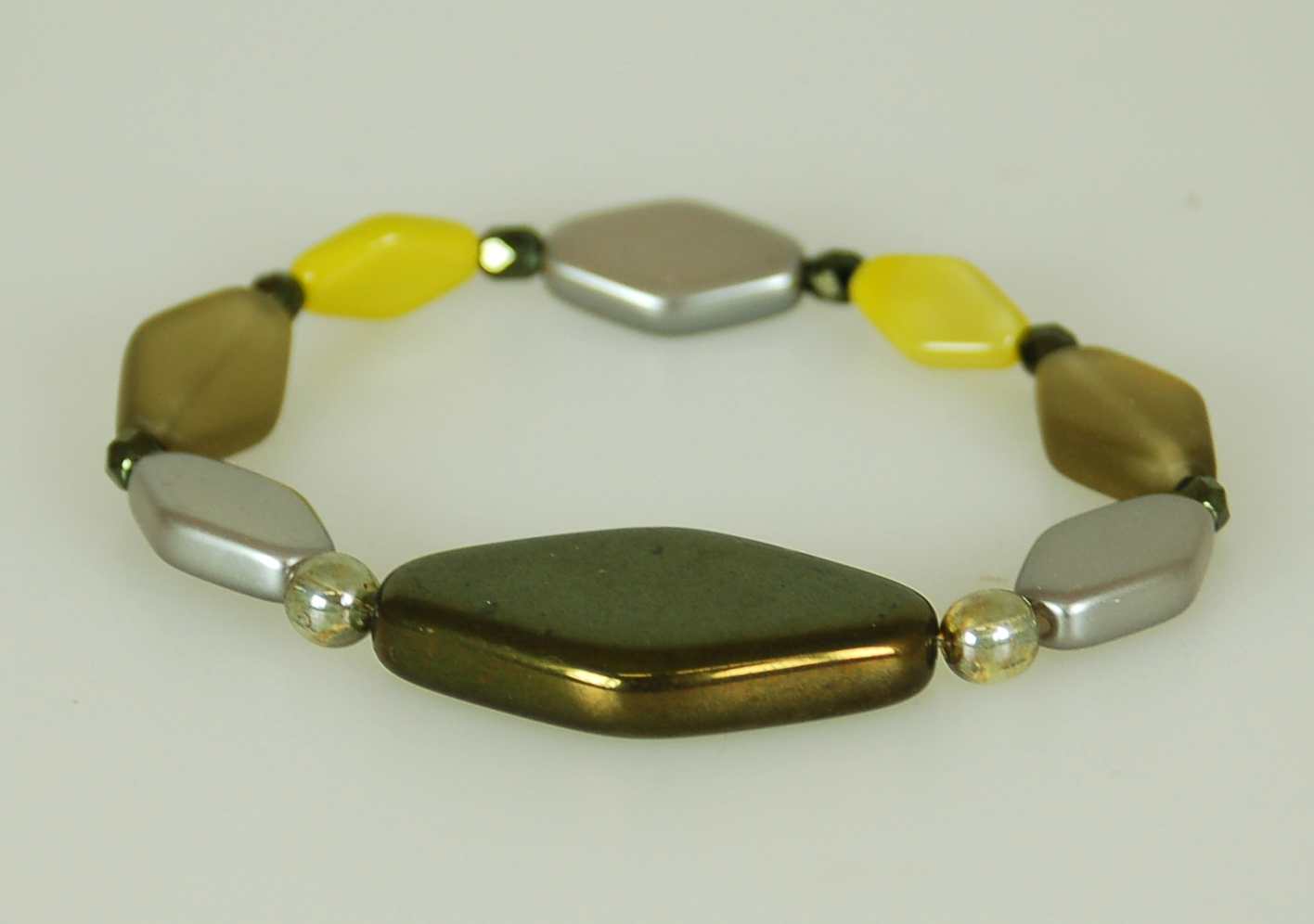 3 pcs Jewelry piece with Czech Glass Beads (OUTLET Vintage)