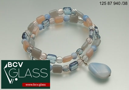 3 pcs Jewelry piece with Czech Glass Beads (OUTLET Vintage)