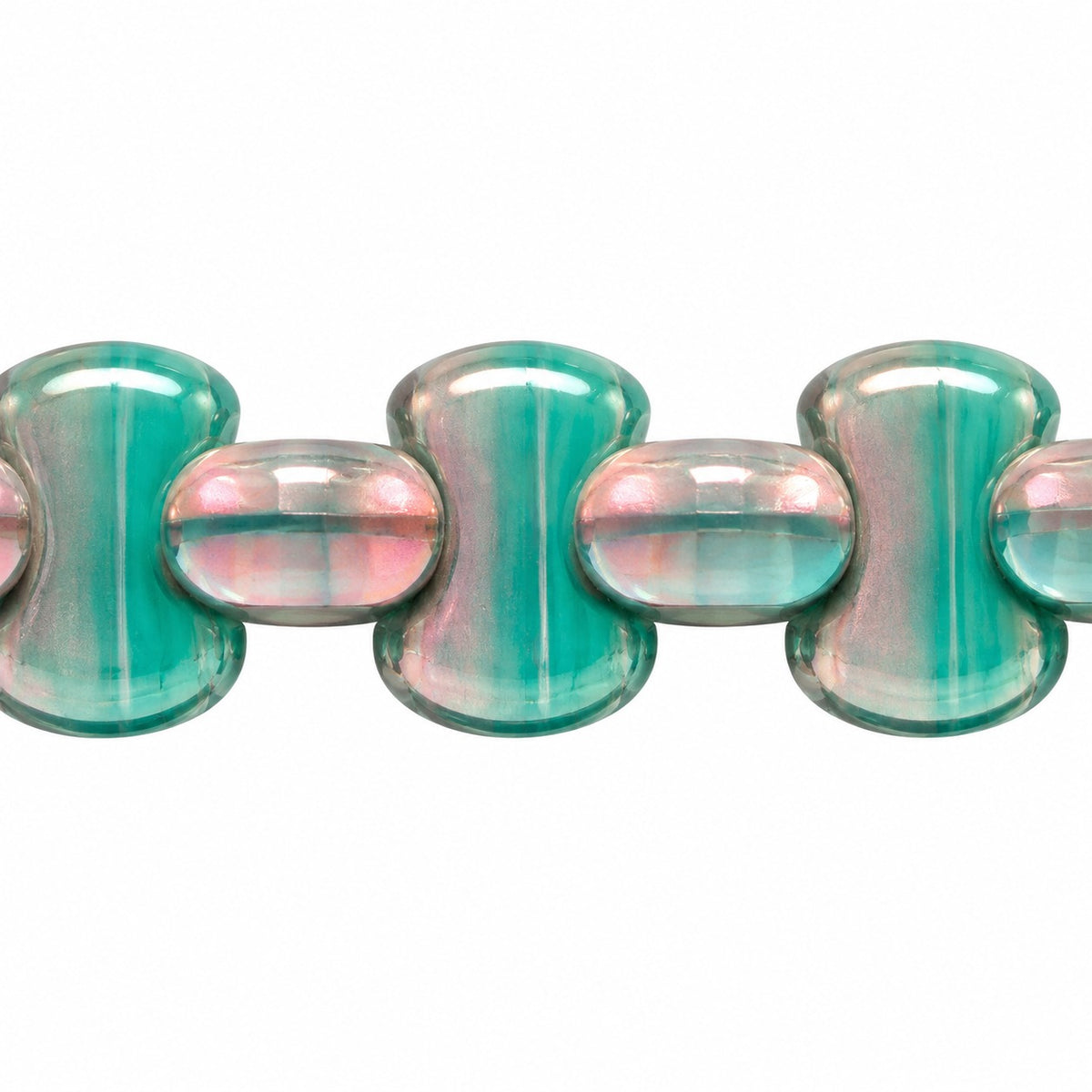 Shaped Pressed Beads, X1849 (x1849), Glass, Czech Republic