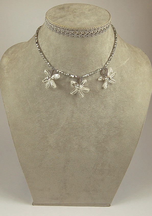 3 pcs Jewelry piece with Czech Glass Beads (OUTLET Vintage)