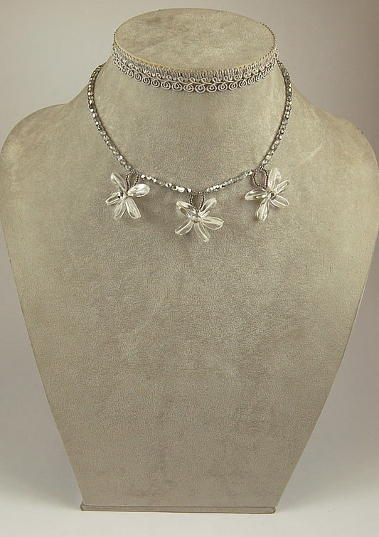 3 pcs Jewelry piece with Czech Glass Beads (OUTLET Vintage)