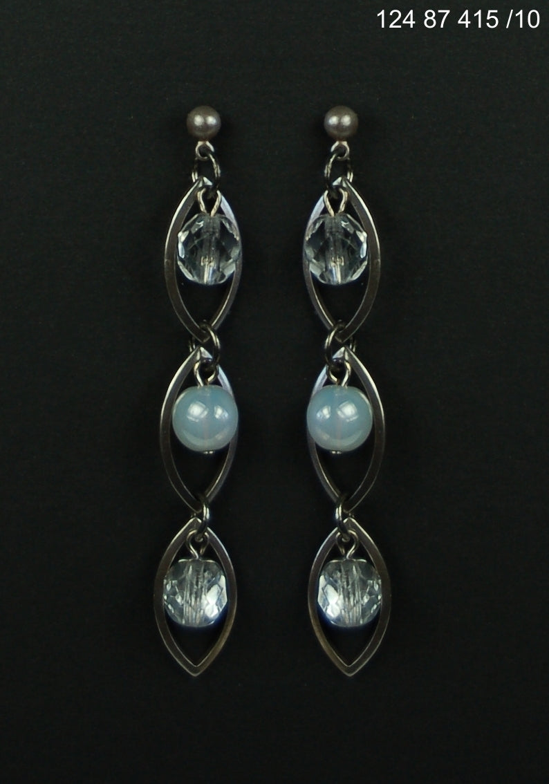 3 pcs Jewelry piece with Czech Glass Beads (OUTLET Vintage)