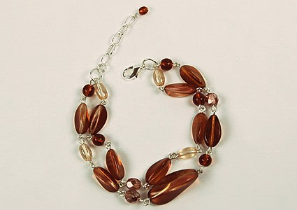 3 pcs Jewelry piece with Czech Glass Beads (OUTLET Vintage)