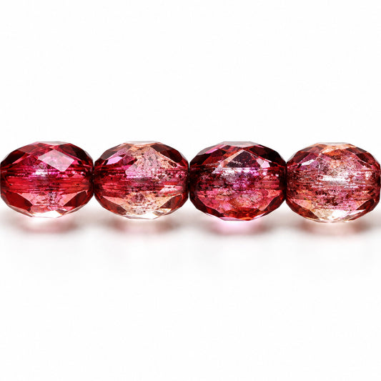 Faceted Special Cut Beads, Topaz Yellow Transparent Bronze (10000-14415), Glass, Czech Republic