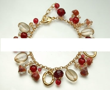 3 pcs Jewelry piece with Czech Glass Beads (OUTLET Vintage)