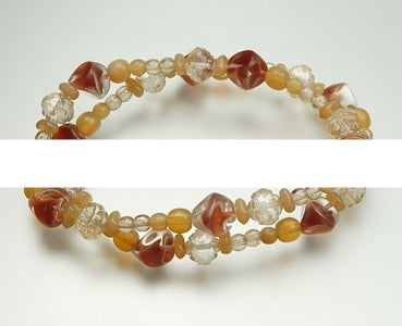 3 pcs Jewelry piece with Czech Glass Beads (OUTLET Vintage)