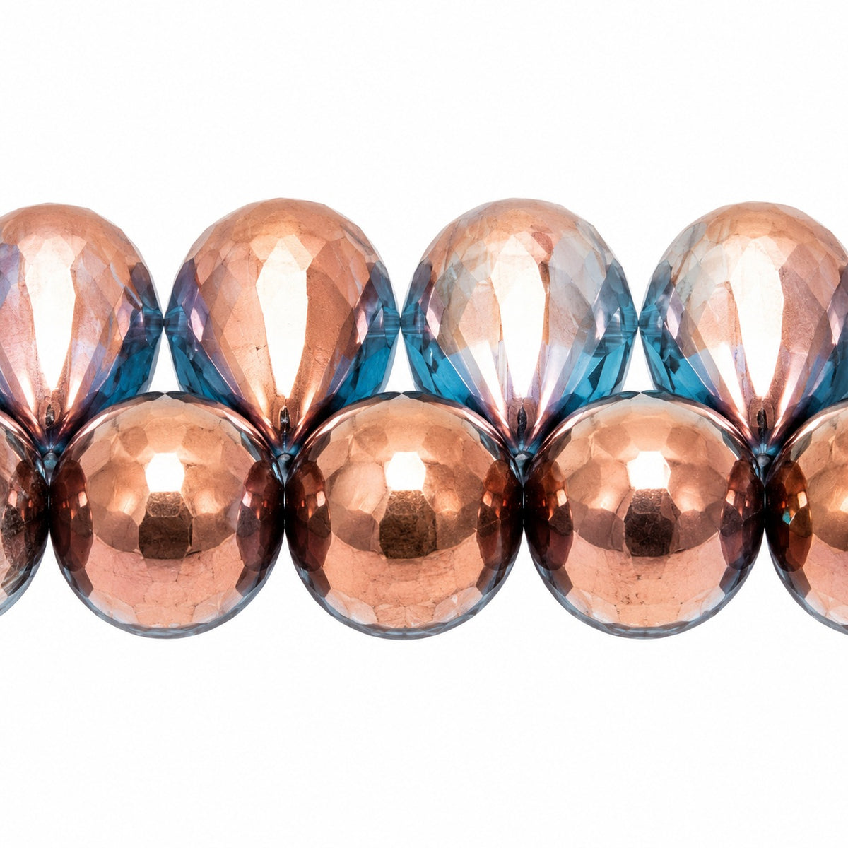 Drop Beads, T1028 Purple (t1028-15726), Glass, Czech Republic