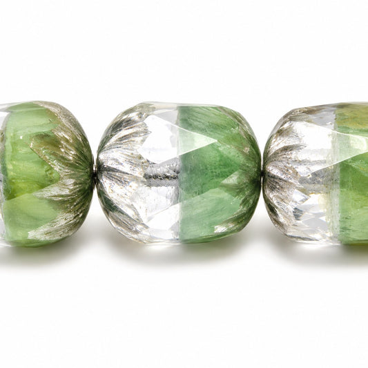 Faceted Fire Polished Beads Special Cut, X1107 Platin (x1107-13702), Glass, Czech Republic