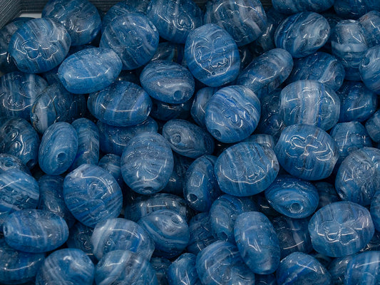 OUTLET Shamrock Oval Beads, 10x8 mm, Glass, Czech Republic