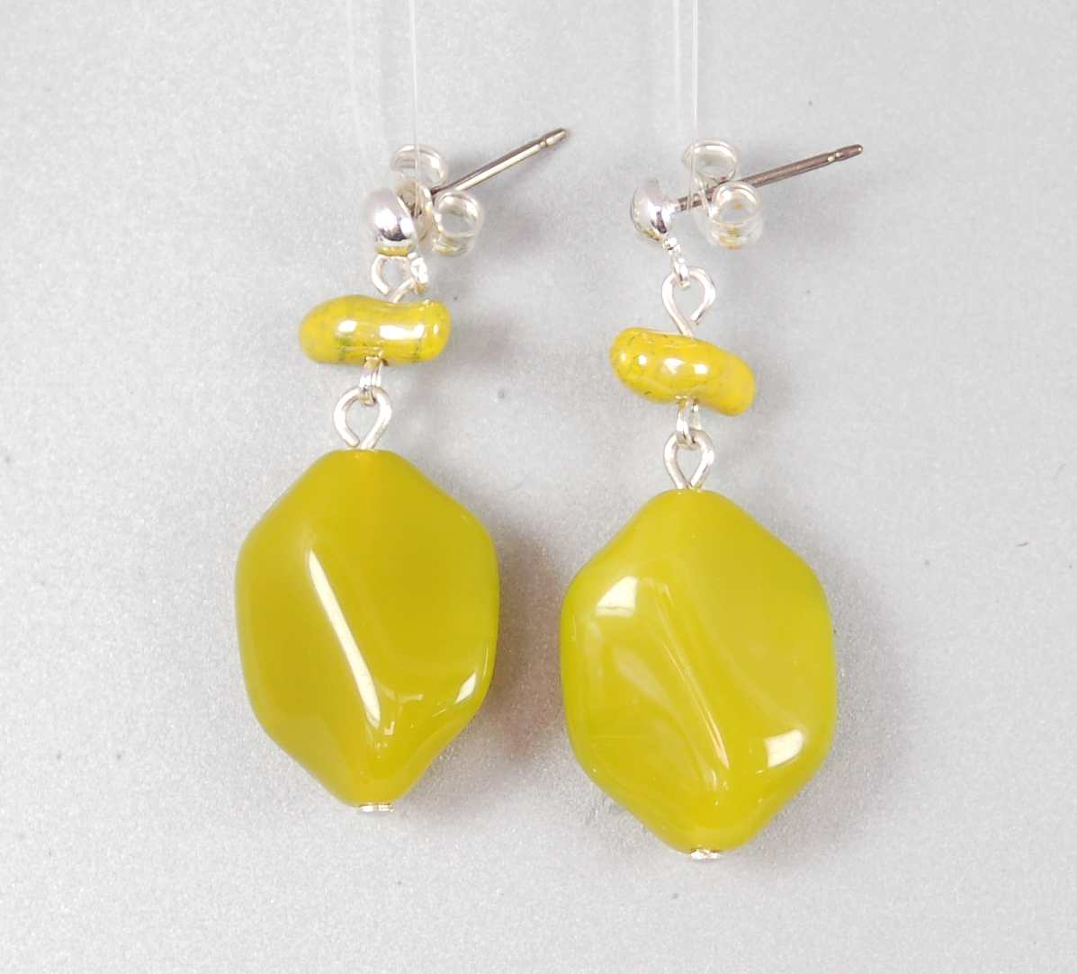 3 pcs Jewelry piece with Czech Glass Beads (OUTLET Vintage)