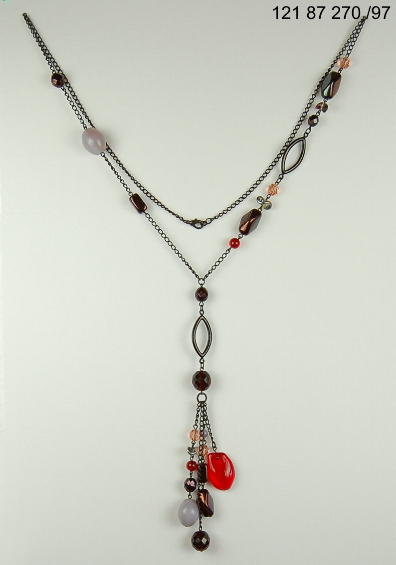 3 pcs Jewelry piece with Czech Glass Beads (OUTLET Vintage)