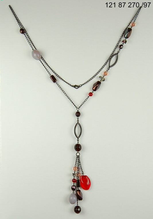 3 pcs Jewelry piece with Czech Glass Beads (OUTLET Vintage)