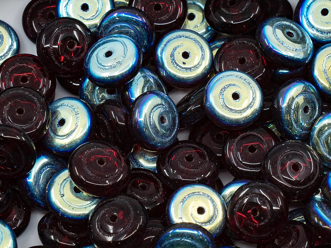 OUTLET 蜗牛压珠，毫米，玻璃，捷克共和国