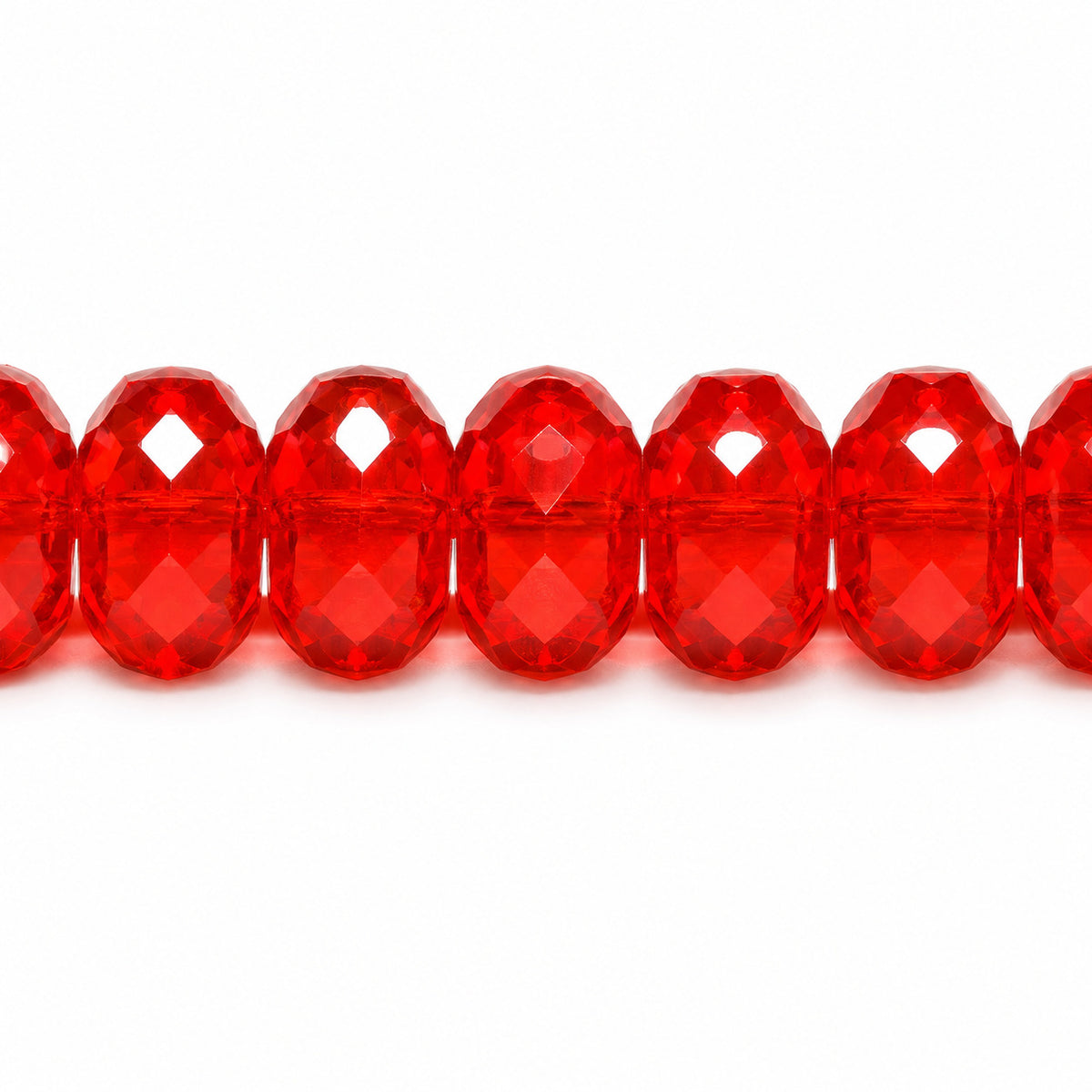 Special Cut Faceted Fire Polished Beads, Opal Orange (91230), Glass, Czech Republic