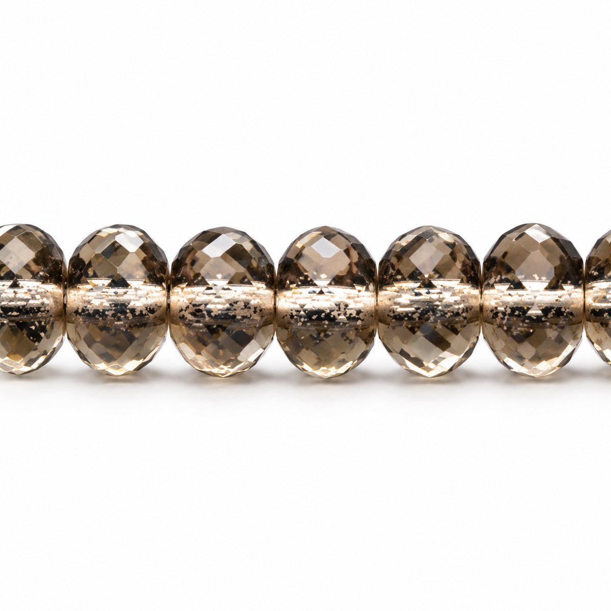 Special Cut Faceted Fire Polished Beads, Crystal (00030), Glass, Czech Republic