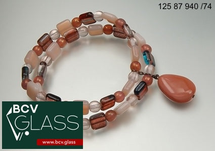 3 pcs Jewelry piece with Czech Glass Beads (OUTLET Vintage)