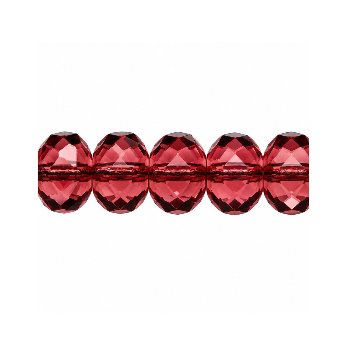 Special Cut Faceted Fire Polished Beads, Transparent Light Amethyst (20040), Glass, Czech Republic