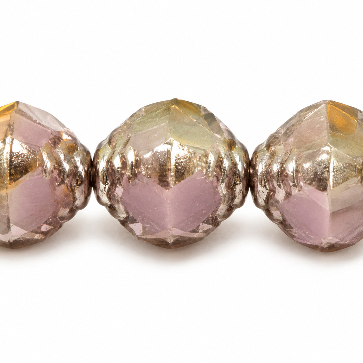 Wasp Special Cut Faceted Fire Polished Beads, X1021 Platin (x1021-13702), Glass, Czech Republic