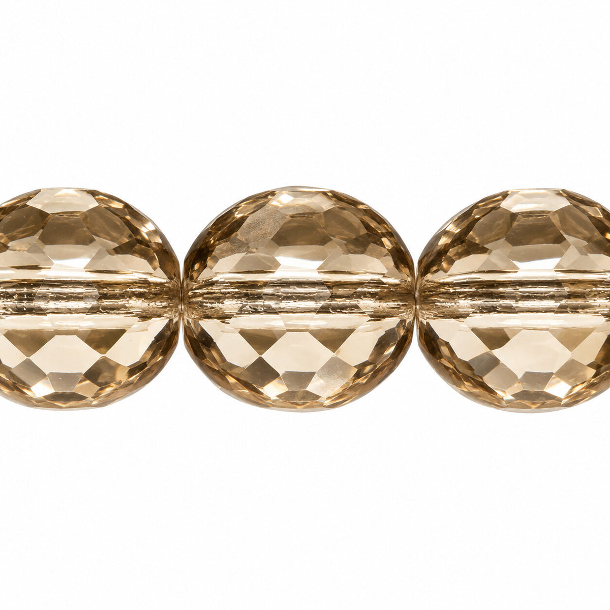 Faceted Special Cut Beads, Gray (40000), Glass, Czech Republic