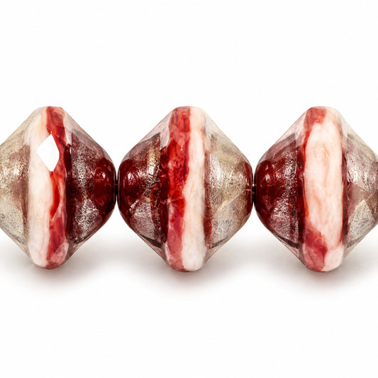 Faceted Special Cut Beads Ufo, X3132 Platin (x3132-13702), Glass, Czech Republic