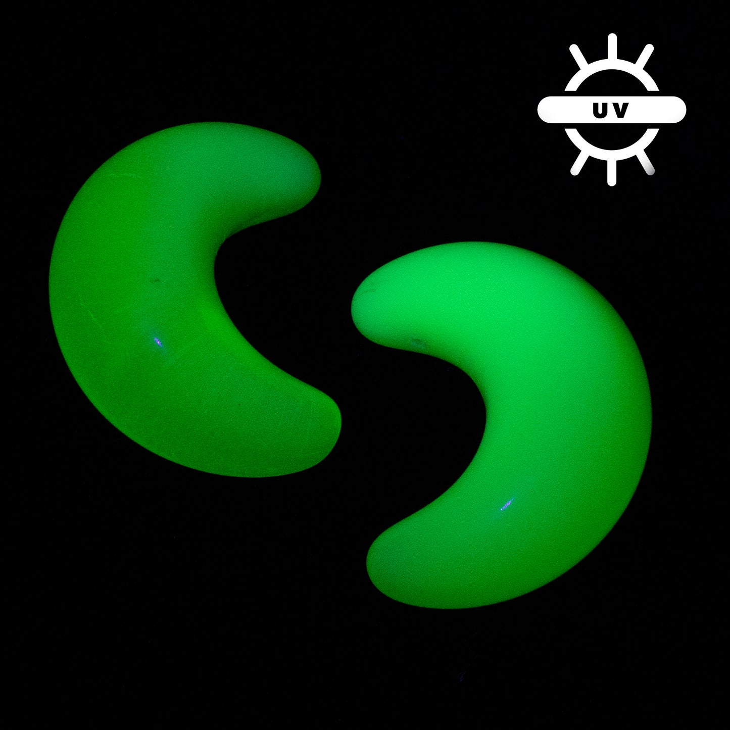 OUTLET 10 grams Moon Crescent Pendant Beads, 40 x 30 mm, Opal Yellow With Hole (81000-with-hole), Glass, Czech Republic