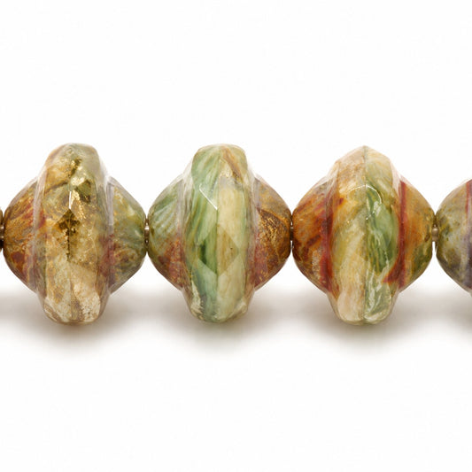 Faceted Special Cut Beads Ufo, X3172 Stain Strong (x3172-86805), Glass, Czech Republic