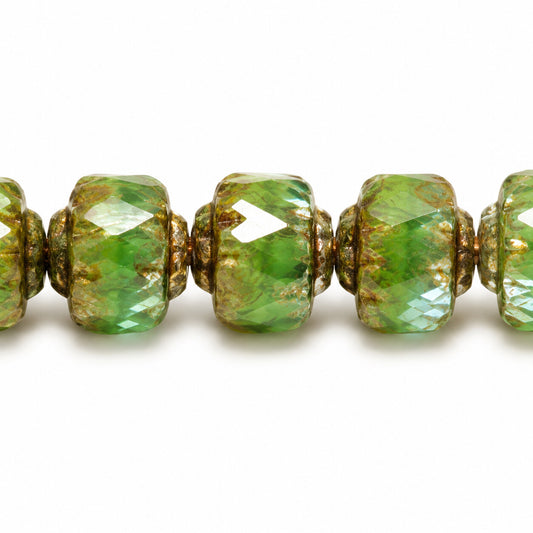 Cathedral Faceted Fire Polished Beads, X3214 Purple (x3214-15726), Glass, Czech Republic