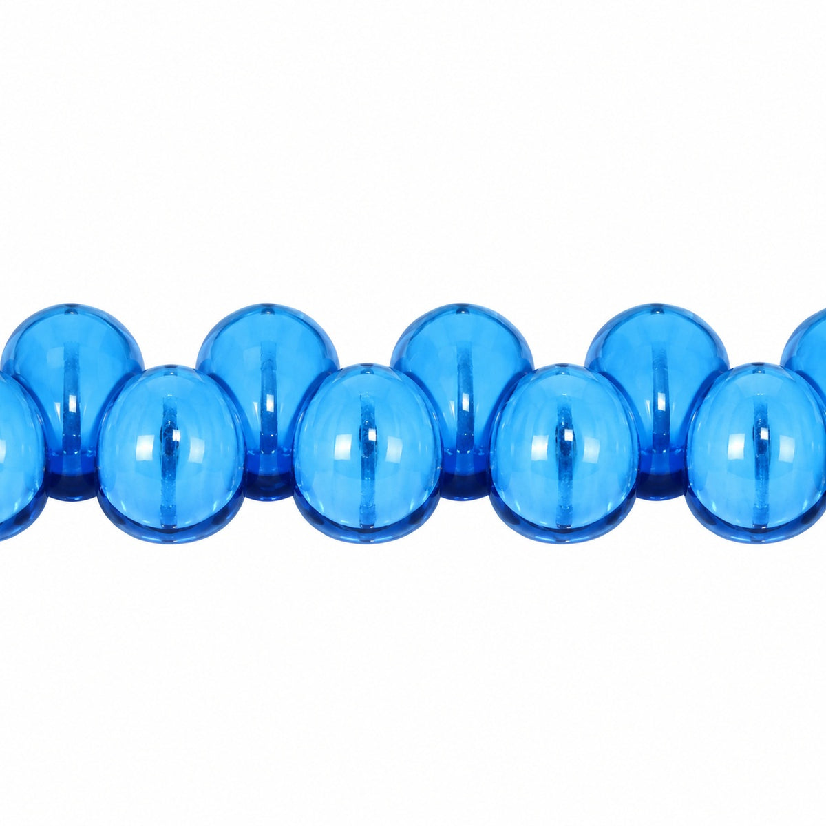 Drop Beads, Turquise (64020), Glass, Czech Republic