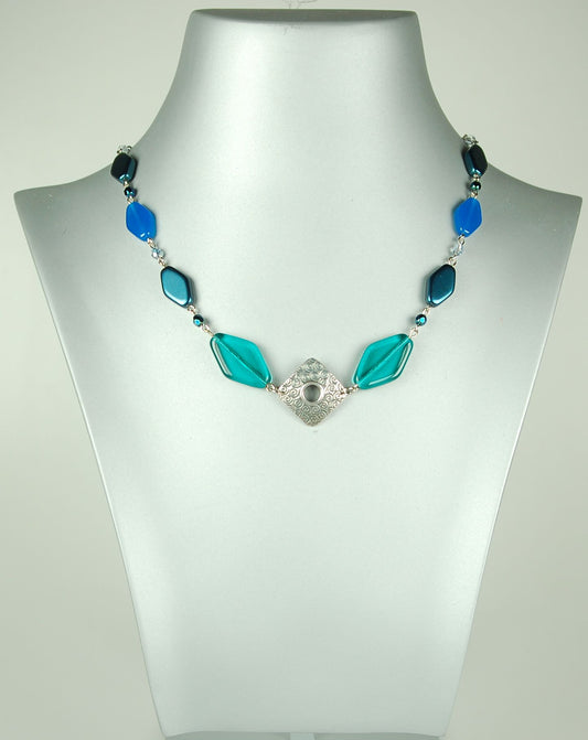 3 pcs Jewelry piece with Czech Glass Beads (OUTLET Vintage)