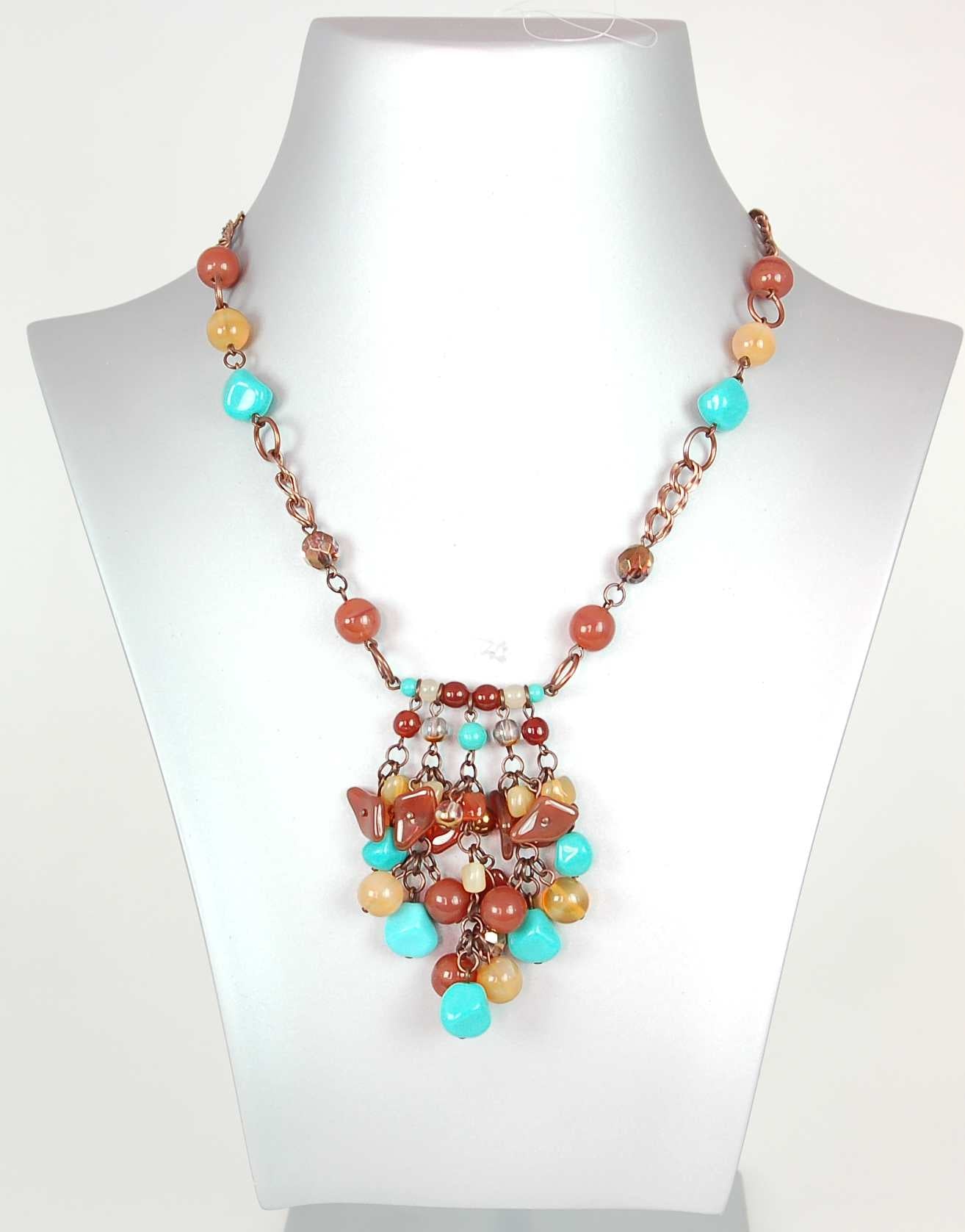 3 pcs Jewelry piece with Czech Glass Beads (OUTLET Vintage)