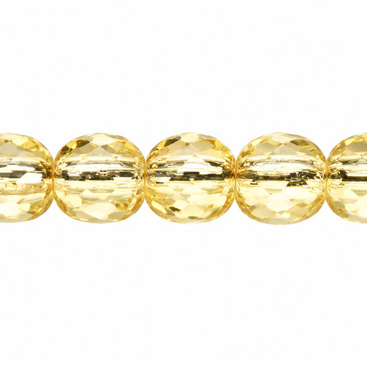 Faceted Special Cut Beads, Topaz Yellow Transparent (10000), Glass, Czech Republic