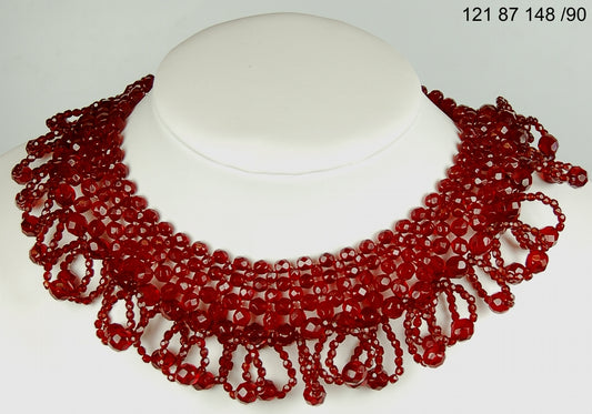 3 pcs Jewelry piece with Czech Glass Beads (OUTLET Vintage)