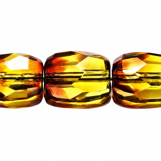 Faceted Fire Polished Beads Special Cut, T0220 (t0220), Glass, Czech Republic