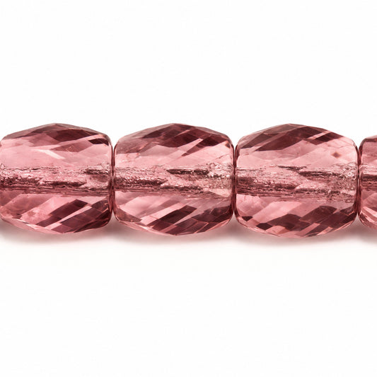 Faceted Special Cut Beads, Transparent Light Amethyst (20040), Glass, Czech Republic