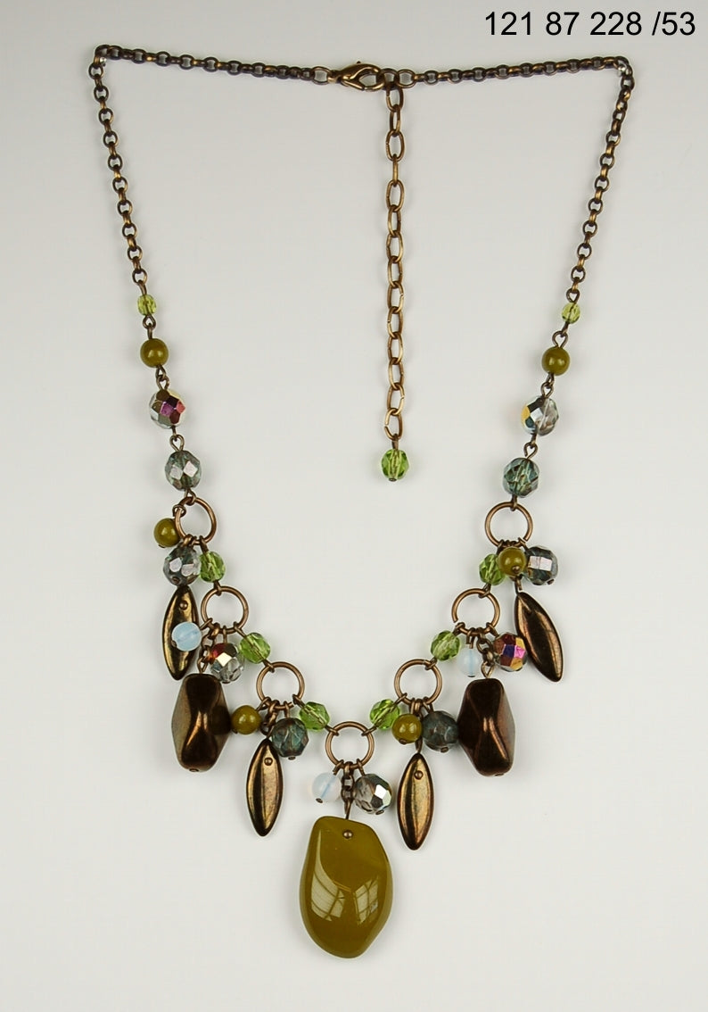 3 pcs Jewelry piece with Czech Glass Beads (OUTLET Vintage)