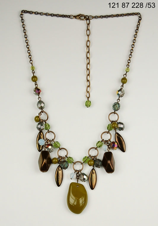 3 pcs Jewelry piece with Czech Glass Beads (OUTLET Vintage)