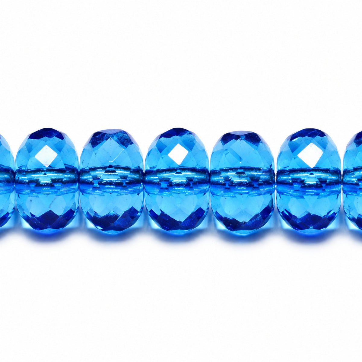 Special Cut Faceted Fire Polished Beads, Cobalt (30050), Glass, Czech Republic
