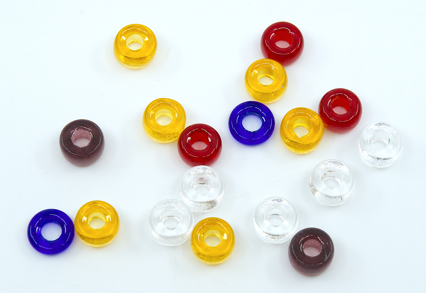 OUTLET 10 grams Pony Beads, Mixed Colors (), Glass, Czech Republic